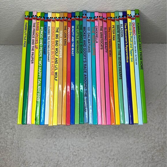 Disney Other - Disney Wonderful World of Reading Vintage Hardcover Books NEW Never Used Ea Lot